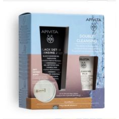 APIVITA DOUBLE CLEAN BLACK DETOX & CLEASING MILK