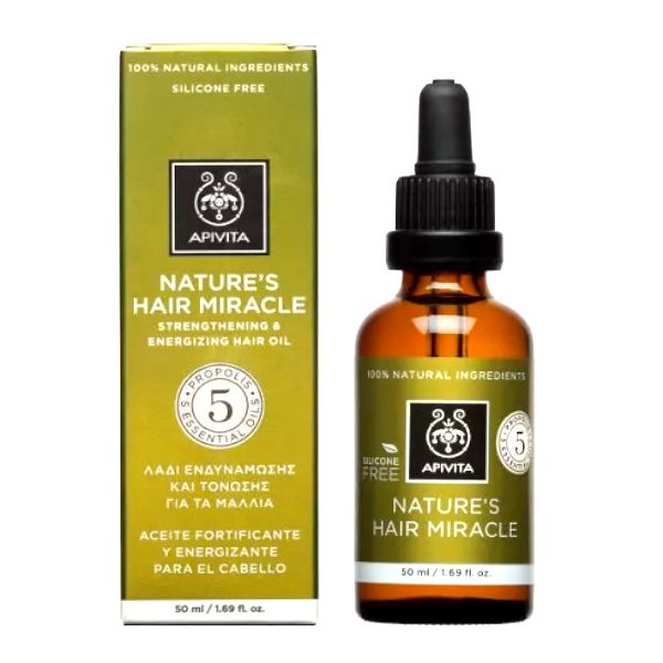 APIVITA ACEITE FORTIFICANTE & ENERGIZA PELO 50ML