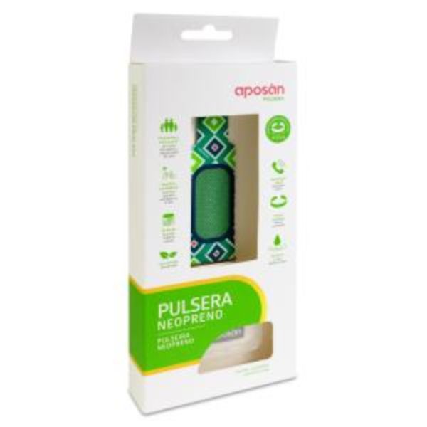 APOSAN PULSERA NEOPRENO CITRONELA 1 UNIDAD ETNIC
