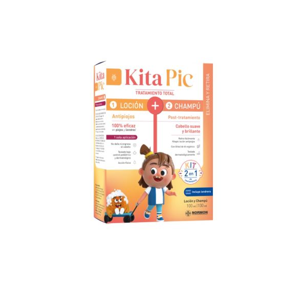 KITAPIC KIT 1 ENVASE CHAMPU 100 ML  1 ENVASE LO