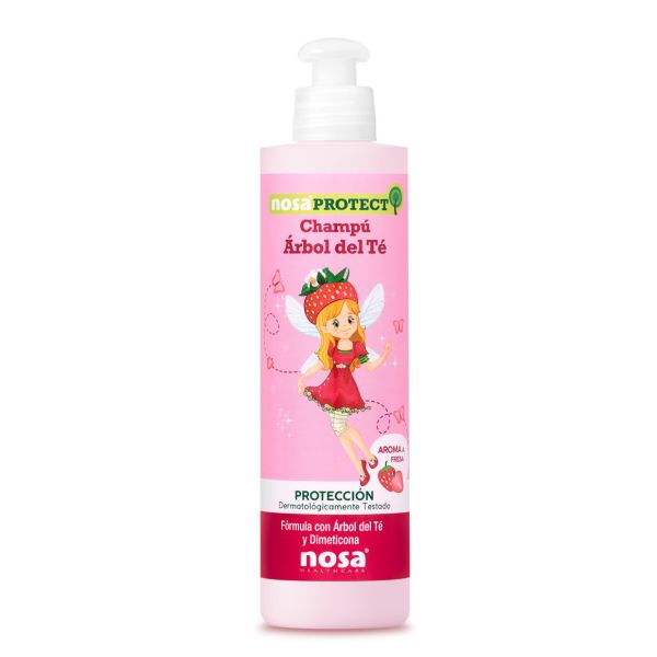 NOSA NATURAL CHAMPU ACEITE DEL ARBOL DEL TE ROSA