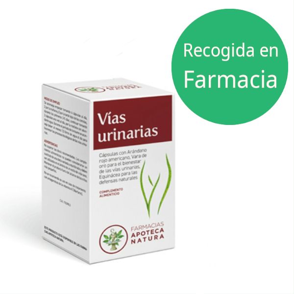 APOTECA NATURA  VIAS URINARIAS 30 CAPS.
