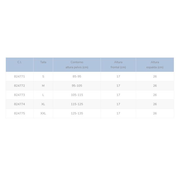 FAJA LUMBOSAC SEMIRRI PRIMSPINE LABO PRS635N TS