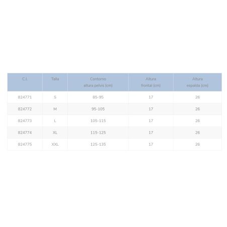 FAJA LUMBOSAC SEMIRRI PRIMSPINE LABO PRS635N TS