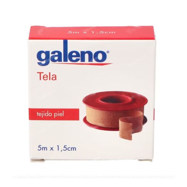 ESPARADRAPO GALENO TELA PIEL 5 M X 1,5 CM