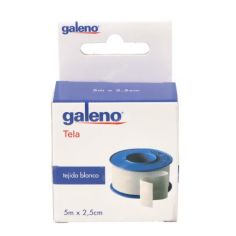 ESPARADRAPO GALENO TELA BLANCO 5X2·5