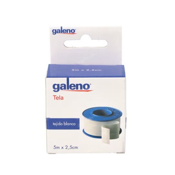 ESPARADRAPO GALENO TELA BLANCO 5X2·5