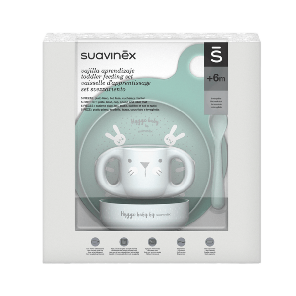 VAJILLA INFANTIL SUAVINEX NIÑO 6M
