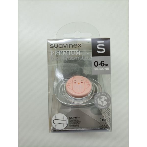 SUAVINEX CHUPETE PP TET FISIO 0-6M SILICONA