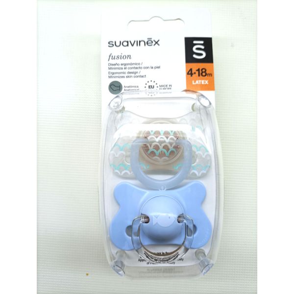 CHUPETE LATEX T  ANATOMICA SUAVINEX FUSION 4-18