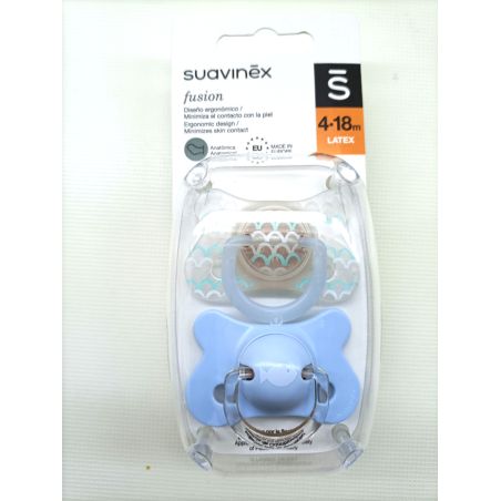 CHUPETE LATEX T  ANATOMICA SUAVINEX FUSION 4-18