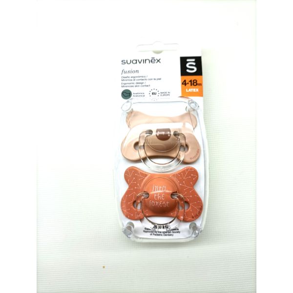 CHUPETE LATEX T  ANATOMICA SUAVINEX FUSION 4-18