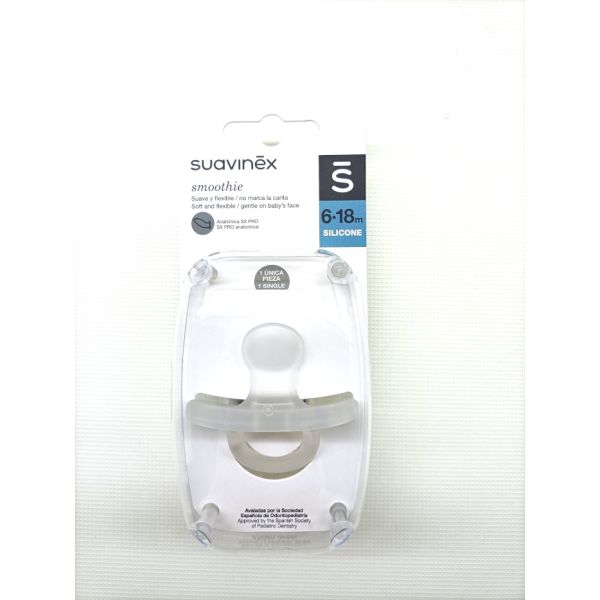 CHUPETE TETINA SILICONA SUAVINEX TODOSILICONA 6