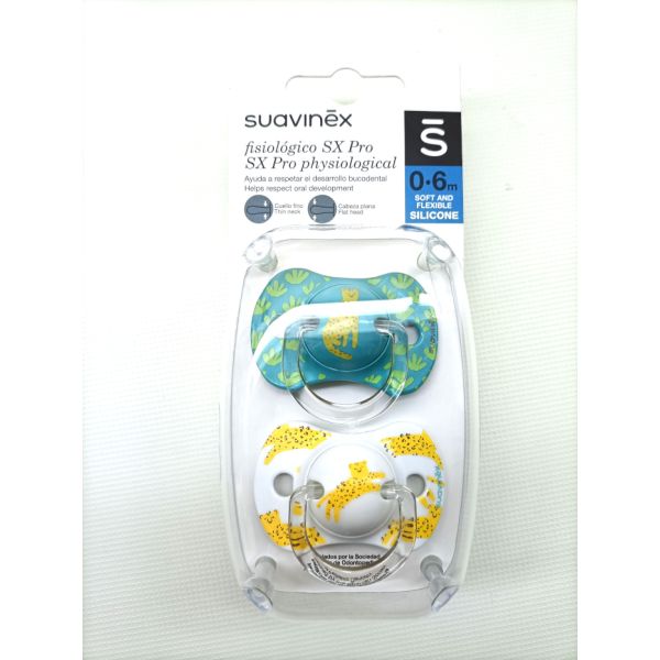 CHUPETE SILICONA FISIOLOGICO SUAVINEX 0 - 6 MESE