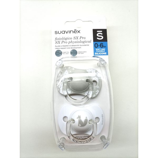 CHUPETE SILICONA FISIOLOGICO SUAVINEX 0 - 6 MESE