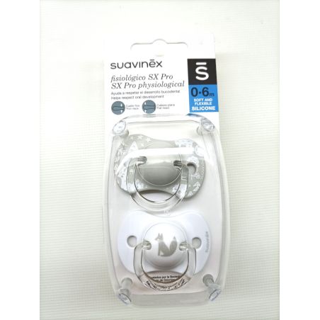 CHUPETE SILICONA FISIOLOGICO SUAVINEX 0 - 6 MESE