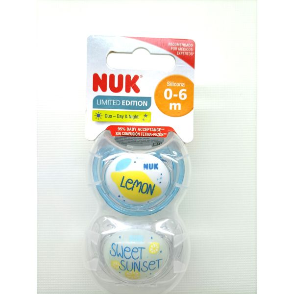 CHUPETE SILICONA NUK LIMITED EDITION FRUITS DAY&