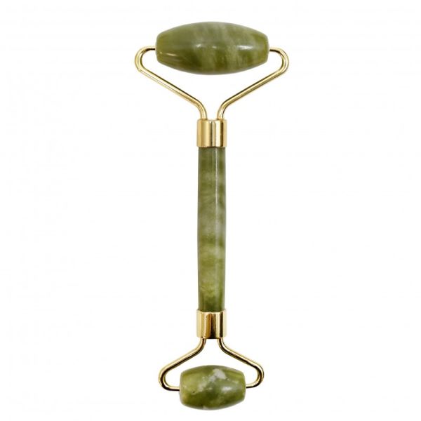 MASAJEADOR FACIAL PIEDRA JADE 2 RODILLOS