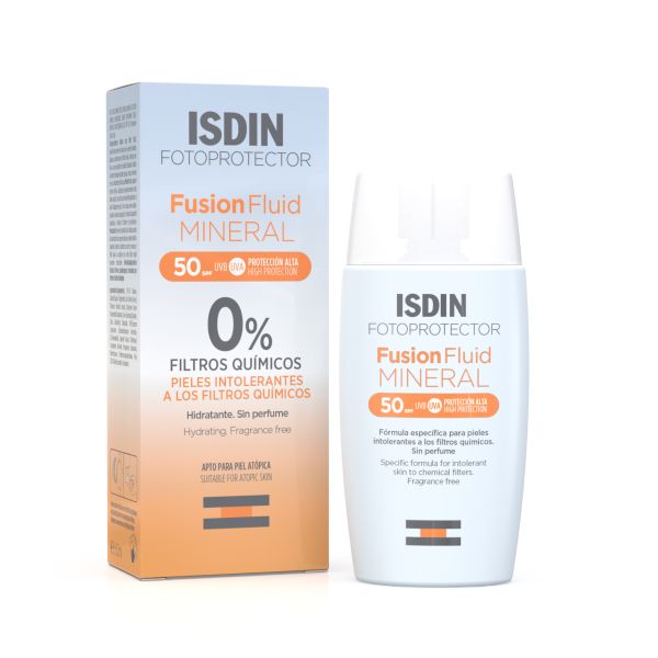 FOTOPROTECTOR ISDIN SPF-50 FUSION FLUID MINERAL