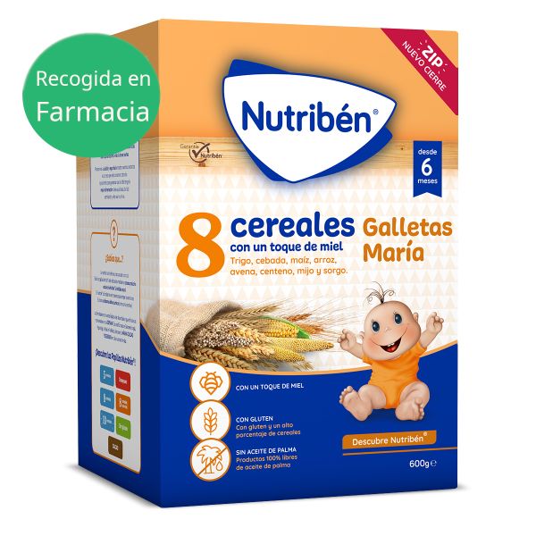 NUTRIBEN 8 CEREALES Y MIEL GALLETAS MA
