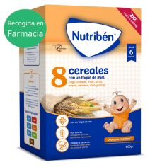 NUTRIBEN 8 CEREALES Y MIEL 600 G