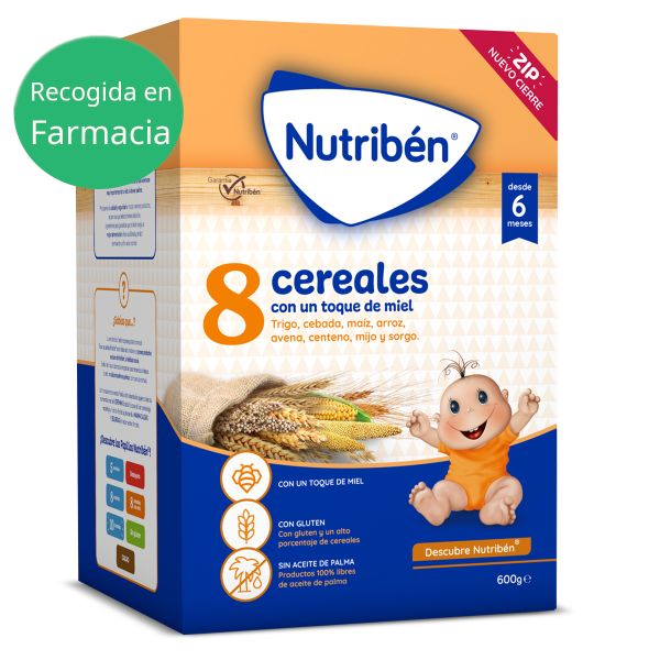 NUTRIBEN 8 CEREALES Y MIEL 600 G