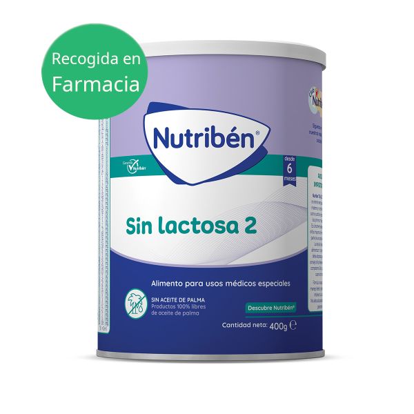 NUTRIBEN SIN LACTOSA 2 400 G LATA NEUTRO