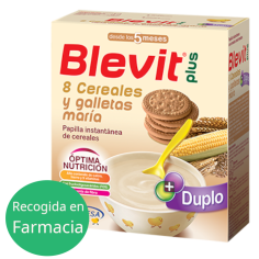 BLEVIT PLUS DUPLO 8 CEREALES  Y GALLETAS