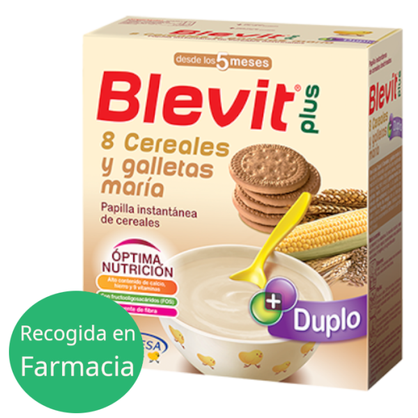 BLEVIT PLUS DUPLO 8 CEREALES  Y GALLETAS
