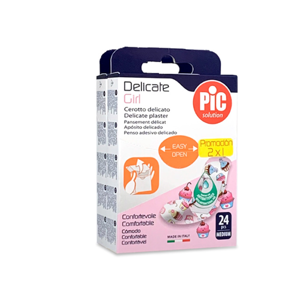 PIC DELICATE TNT ANTIBACTERIANO KIDS APOSITO ADH