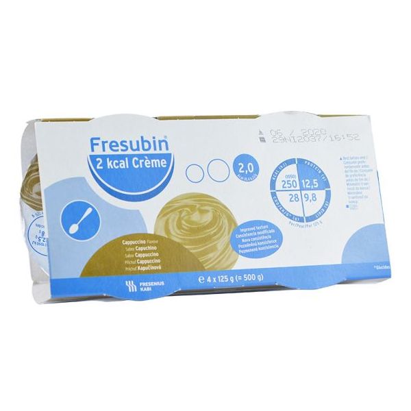 FRESUBIN CREME 2KCAL 125 G 4 TARRINAS CAPUCHINO