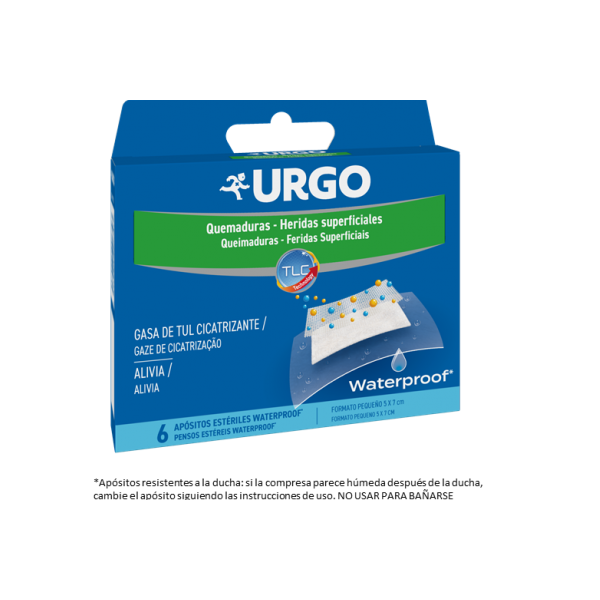 URGO QUEMADURAS HERIDAS SUPERFICIALES