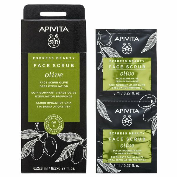 APIVITA EXPRESS BEAUTY EXFOLI PROFU OLIVE 2X8 ML