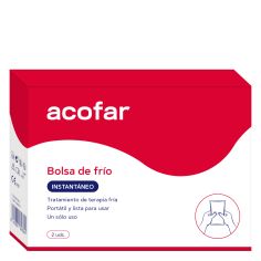 ACOFARS BOLSA DE FRIO INSTANTANEO 2 UNIDADES