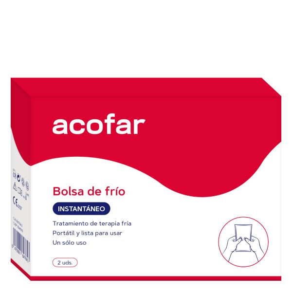 ACOFARS BOLSA DE FRIO INSTANTANEO 2 UNIDADES