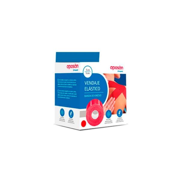 APOSAN DYNAMIC VENDAJE ELASTICO 1 UNIDAD 5 M X 5