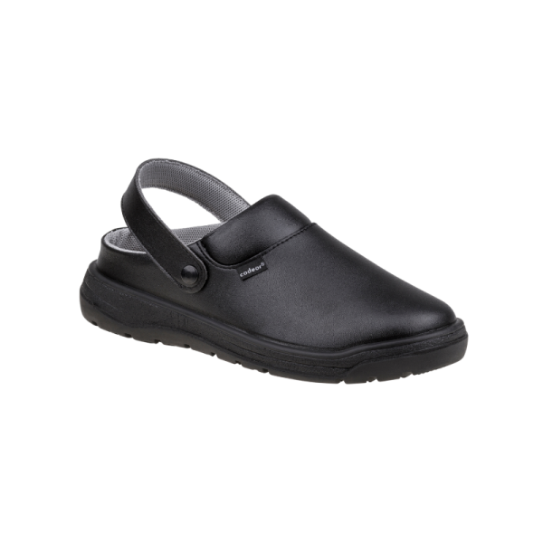 ZUECO NIZZA LISO NEGRO N 39 CODEOR
