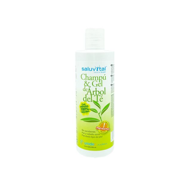 SALUVITAL CHAMPU & GEL DE ARBOL DEL TE 300 ML