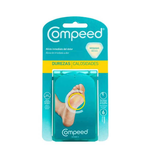 COMPEED DUREZAS HIDROCOLOIDE T- PEQ 6 U