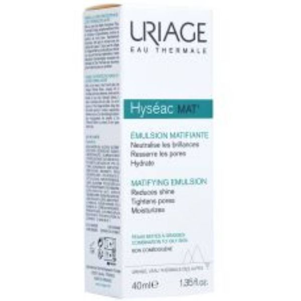 HYSEAC EMULSION HIDRATANTE MATIFICANTE URIAGE 40