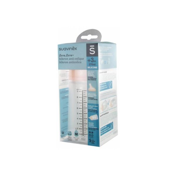 BIBERON ANTICOLICO T SILICONA SUAVINEX M 270 ML