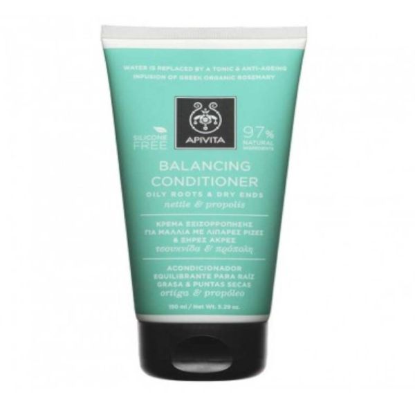 APIVITA ACOND EQUILI RAIZ GRASA PUNTA SECA 150ML