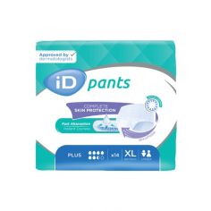 BRAGA PAÑAL INC ORINA PLUS ID PANTS T- XL 14 U