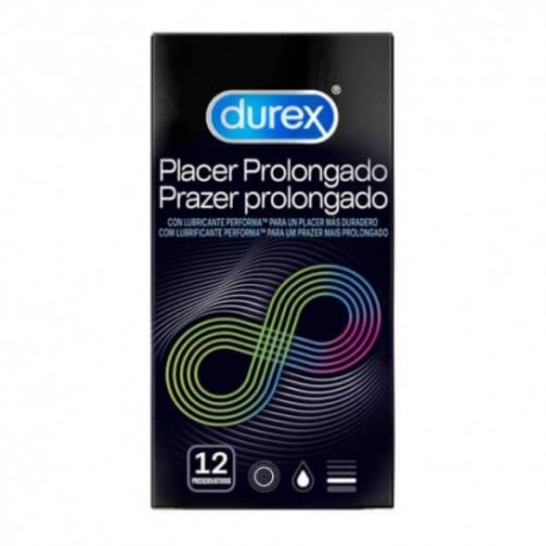 DUREX PLACER PROLONGADO 12 PRESERVATIVOS
