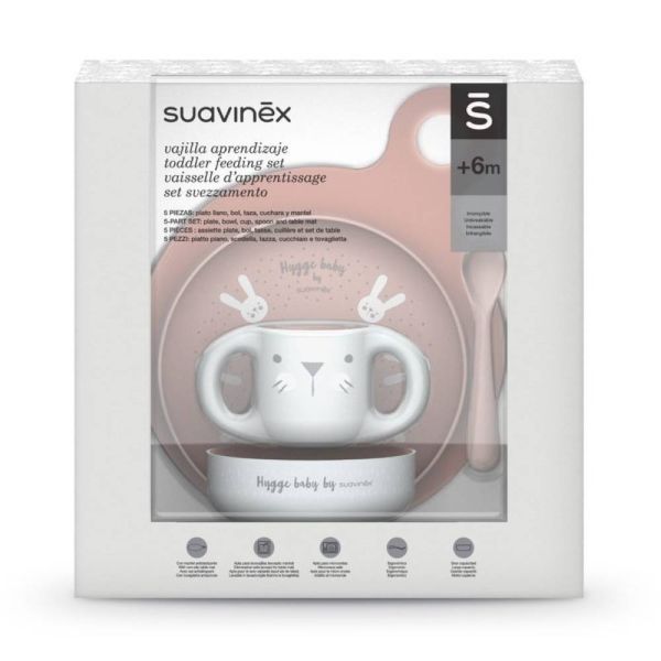 VAJILLA INFANTIL SUAVINEX NIÑA 6M