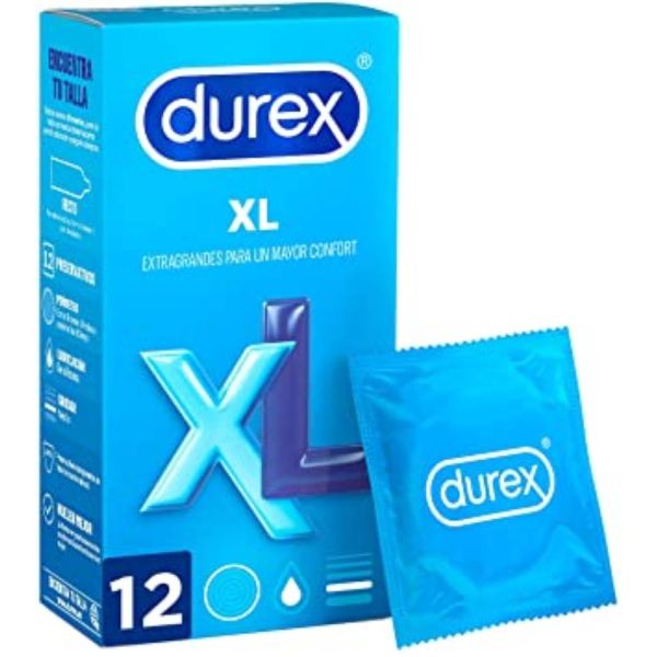 DUREX NATURAL XL PRESERVATIVOS 12 U