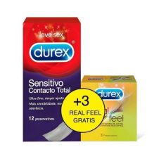 PRESERVATIVOS DUREX CONTACTO TOTAL FIN