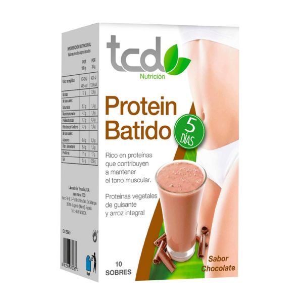TCD PROTEIN BATIDO 10 SOBRES SOLO LOTES