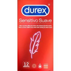 DUREX SENSITIVO SUAVE PRESERVATIVOS 12 U