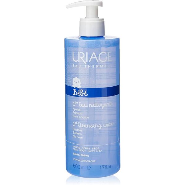 URIAGE 1ER EAU LIMPIEZA SIN ACLARADO 500 ML